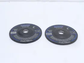 64000711 Radnor 249628 Old-stock Lot-2 Depressed Center Grinding Wheels 5 Inch Od