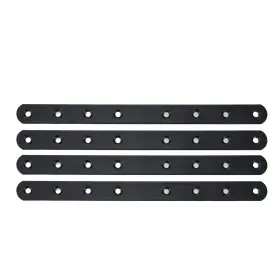 Wby3032 Rannb Straight Braces Black 9.6-inch Length Flat Repair Fixing Wood Brace Joining P