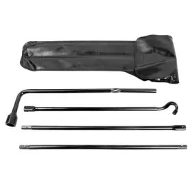 Hy-sp09  Reeauto Spare Tire Tool Kit With Jack Handle And Wheel Lug Wrench Compatible