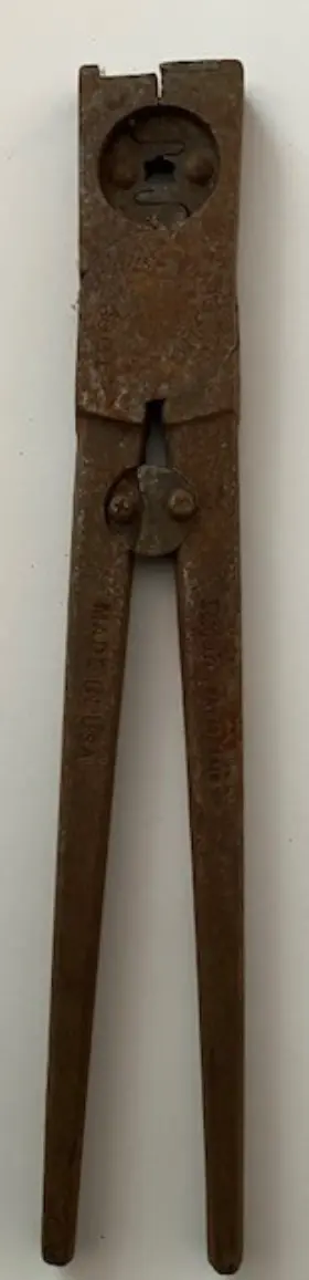 1858418 Reed Vintage Pipe Threading Die Stock Tool Pat Made Usa 10in