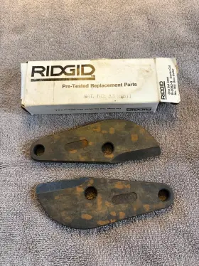 E-2062-x Ridgid One Set Bolt Cutter Jaws Center Cut