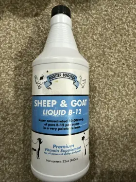 61002 Rooster Booster Sheep And Goat B-12 Liquid - Larger 32 Oz. -sealed New- Exp9/26