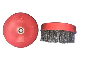 Roxx Tools 656879028326 4 Inch Antiquing Brush Grit 36 80 320 500 3000 For Grinder Metal Wood Stone Surface