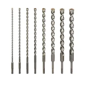 St12in8 Sabre Tools 8-piece 12in Sds Plus Drill Bits For Brick Stone Concrete 1/4in X 5/