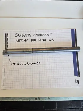 A570-3c Sandvik 10-20 D12 Cr Boring Bar Modular Adapter Usip
