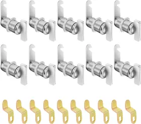 Tl-1061 Sartatue 1-3/8 Inch Thumb Operated Cam Locks 10pcs Rv Silver