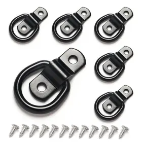 Pj-046 Sbyltek 6 Pack D Rings Tie Down Anchors 7mm Diameter Heavy Duty Steel Trailer Hooks