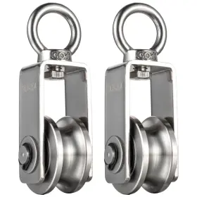 Pu001b Shinico Cable Pulley Wheel Stainless Steel Bearing Inside Swivel