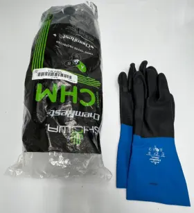 Chm-9 Showa 1k785 Qty 12 Chemical Resistant Glove 26 Mil Thick Chm-9/l