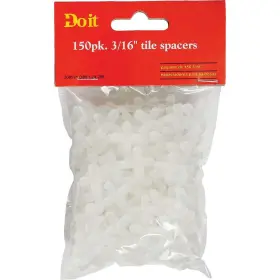 308528 Sim Supply Inc. 009326324425 Do It 3/16 Inch White Hard Tile Spacers 150-pack Inc