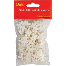 309192 Sim Supply Inc. 009326324449 Do It 3/16 Inch White Soft Tile Spacers 150-pack Inc
