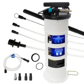 Xy0054 Sixiwanzi 6.5l Oil Extractor Pump Pneumatic/manual Fluid With Pipe Storage U