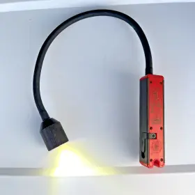 Ecspa032 Snap-on Rechargeable Snake Light Red Flex Body