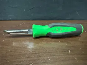 Sgd155c Snap On Snap-on Large Flat Slot Screwdriver Green Plastic Handle 1/2 Inch