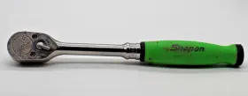 Sh936a Snap On Snap-on 1/2 Inch Drive Ratchet With Green Soft Grip Handle