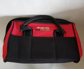 Tb30 Snap-on Tool Bag Tote Carry Tools Soft Handle And Many Pockets 13 Inch Wide New