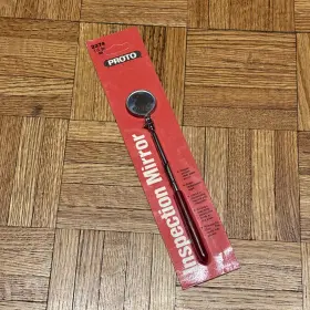 2374 Stanley Proto 1986 Circular Inspection Mirror - 1 1/4 Inch Diameter Nos