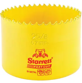 Starrett Fch0258-g 2-5/8ftft 67mm Fast Cut Hole Saw