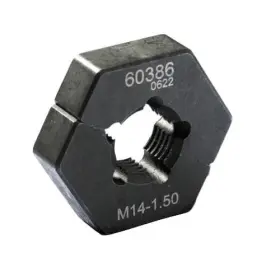 M14-1.50 Steelman Js-60386 Metric Split Die Thread Chaser 1-3/8in Hex Repairs Damaged Threads