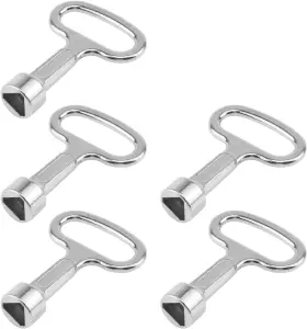 Add07020547 T Tulead Triangular Socket Key Triangle Cabinet 2 Inch 1.5 Silver