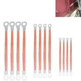 Automotive-1 Tarotkin 12 Pcs Universal Ground Strap Automotive 11.8 Inch 9.84 And 7.87 Engine Braid
