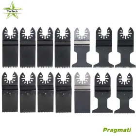 Pr4795360 Tectech 14 Pcs Precision Wood/ Soft-metal Bi-metal Oscillating Saw Blades