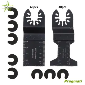 Pr6906696 Tectech Oscillating Saw Blades 100pcs Quick Release Multi Tool Kits