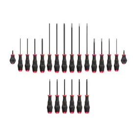 Drv41236 Tekton High-torque Black Oxide Blade Screwdriver Set 22-piece #0-#3 1/8-5/16 Inch
