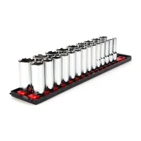 Shd92006 Tekton 1/2 Inch Drive Deep 6-point Socket Set 23-piece