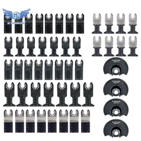 Gm1170040md Thomletha 50pcs Oscillating Tool Blades Multitool Universal Metal Wood Plastic Cutting Saw