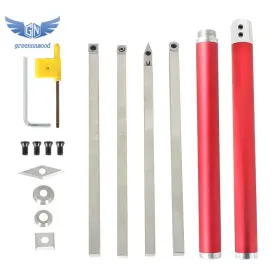 Gm1172160md Thomletha 6 Pcs Lathe Tools Carbide Wood Turning For Finisher Rougher Detailer