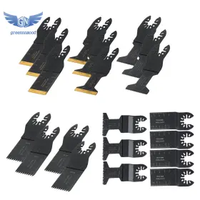 Gm1683240md Thomletha 20 Pcs Oscillating Saw Blades Universal Wood Plastics Metal Multitool Kit