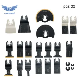 Gm1683400md Thomletha 23pcs Heavy Duty Carbide Multitool Blades Oscillating Tool Saw For Metal