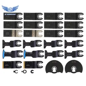Gm1683520md Thomletha 27 Pcs Multitool Oscillating Saw Blades Metal Cutting Kit For