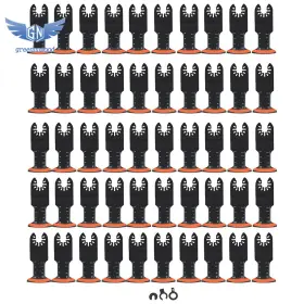 Gm1683840md Thomletha 50pcs Oscillating Saw Blades High Carbon Steel 44mm Arc Edge Multitool