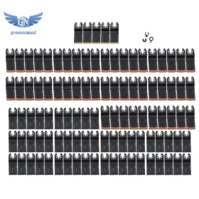 Gm1684080md Thomletha 105pcs Professional Wood Metal Oscillating Multitool Quick Release Saw Blades