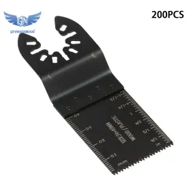 Gm1684280md Thomletha 200pcs Professional Quick Release Oscillating Saw Blades Multitool
