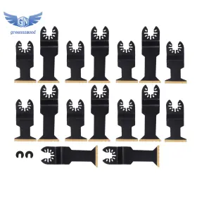 Gm1684720md Thomletha 16 Pcs 2 Types Professional Oscillating Tool Blade For Metal Cutting Blades