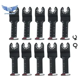 Gm1684960md Thomletha 10pcs Extra Long Multitool Blades Japanese Tooth Oscillating Saw Blade Clean Cut