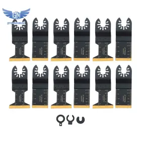 Gm1685200md Thomletha 12 Pcs Multi Tool Blades Oscillating Metal Cutting For Soft