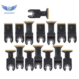 Gm1685280md Thomletha 15pcs Multitool Oscillating Tool Blade Metal Cutting For Wood Nails Screws