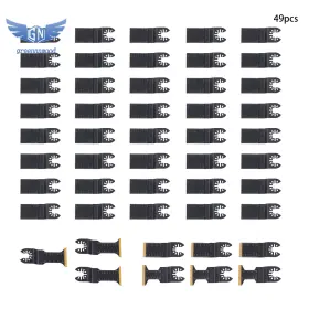 Gm1685720md Thomletha 49pcs 4type Universal Oscillating Tool Blades High-carbon Steel Multitool
