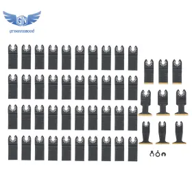 Gm1686280md Thomletha 49pcs Oscillating Tool Blades And High-carbon Steel Universal Multitool