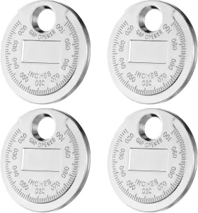 4748fhpu1820 Tiesome 4 Pcs Spark Plug Gapper Wire Measuring Gauge 0.020 0.100 In Universa