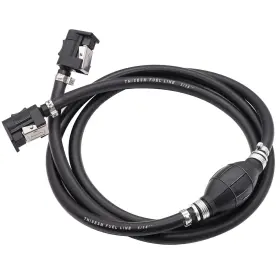 C-f1-043 Tnisesm 5/16 Inch 6ft Fuel Line Assembly With Connector Rubber Marine Outboard B