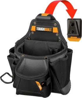 Tb-ct-01-2bes Toughbuilt Industries Polyester Contractor Tool Pouch With 23 Pockets