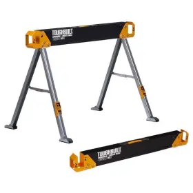 Tb-c550 Toughbuilt Black/silver 1100 Lbs. Folding Sawhorse 28.8 H X 41.5 W Inch