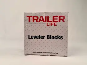 Box-4 Trailer Life 56857 Leveler Blocks - With Bag Rv And Leveling New