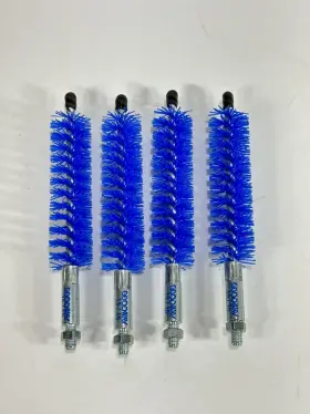 Bru00204 Trane/goodway Lot Of 4 Trane-goodway 15/16 Inch Blue Nylon Brush