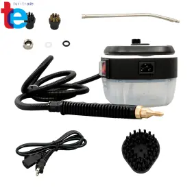 Tr79150 Turitrade 2500w High-temp Steam Cleaner 110v Compact For Pet Hair&upholstery Sanitizing